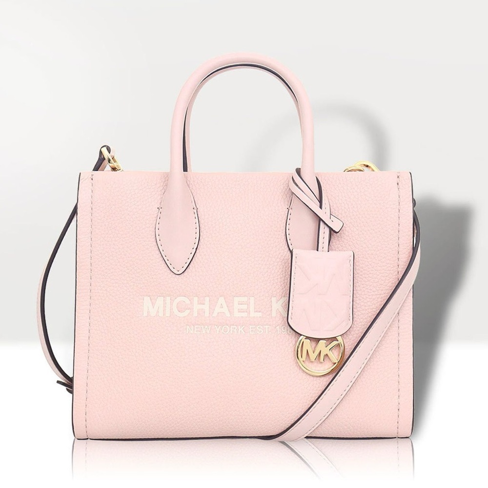 Michael Kors Mirella Medium Pebbled Leather Tote Bag